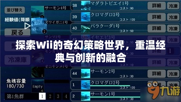 Wii的奇幻策略世界，經(jīng)典與創(chuàng)新的交融之旅