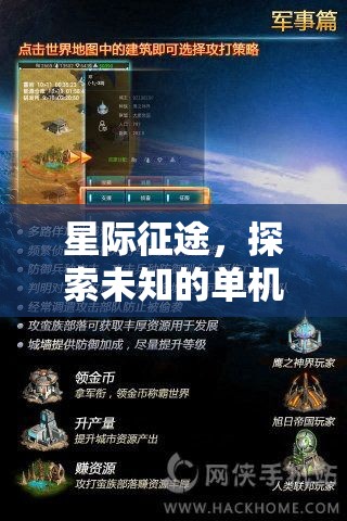 星際征途，探索未知的單機策略冒險之旅