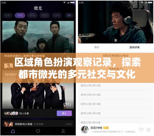 都市微光，區(qū)域角色扮演中的多元社交與文化沉浸探索