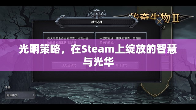 光明策略，在Steam上綻放的智慧與光華