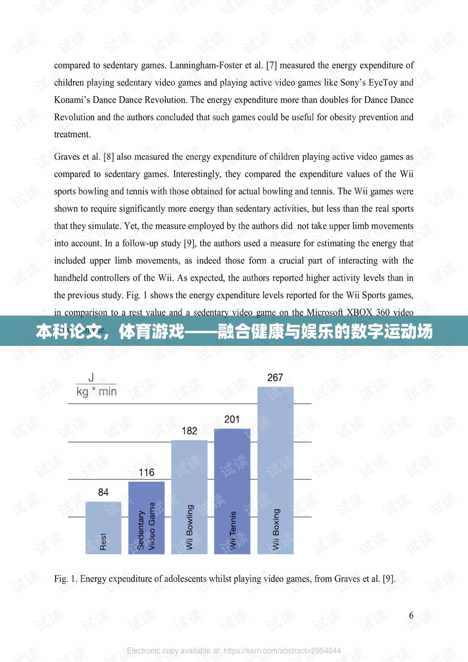 體育游戲，構(gòu)建融合健康與娛樂的數(shù)字運動場——本科論文研究