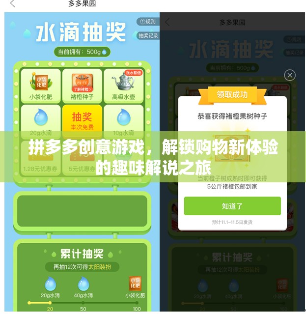 拼多多創(chuàng)意游戲，解鎖購物新體驗的趣味解說之旅