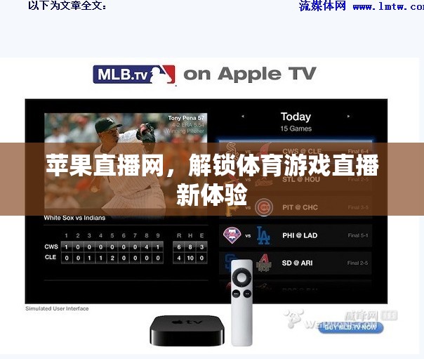 解鎖體育游戲直播新體驗(yàn)，蘋(píng)果直播網(wǎng)引領(lǐng)未來(lái)觀賽潮流