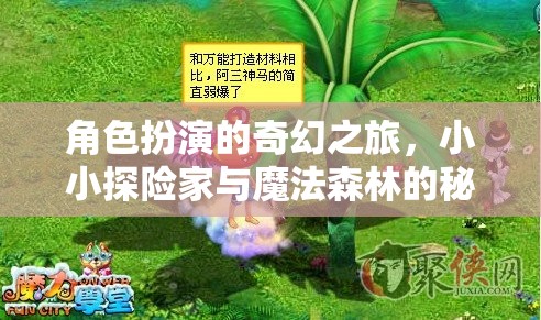 角色扮演的奇幻之旅，小小探險(xiǎn)家與魔法森林的秘密