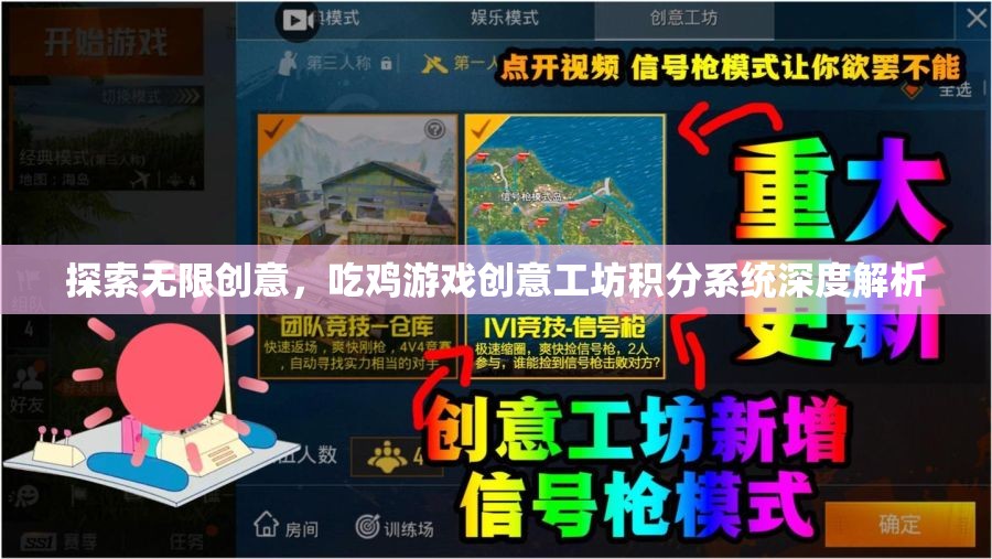 吃雞游戲創(chuàng)意工坊，積分系統(tǒng)深度解析與無(wú)限創(chuàng)意探索