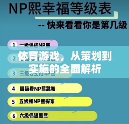 體育游戲，從策劃到實施的全面解析