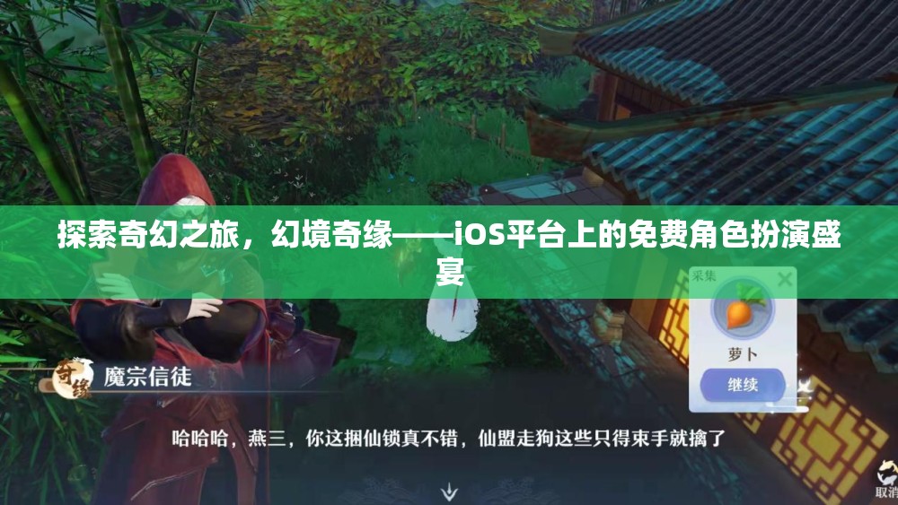 探索奇幻之旅，iOS平臺上的免費(fèi)角色扮演盛宴