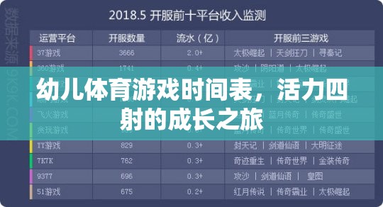 幼兒體育游戲時(shí)間表，活力四射的成長之旅