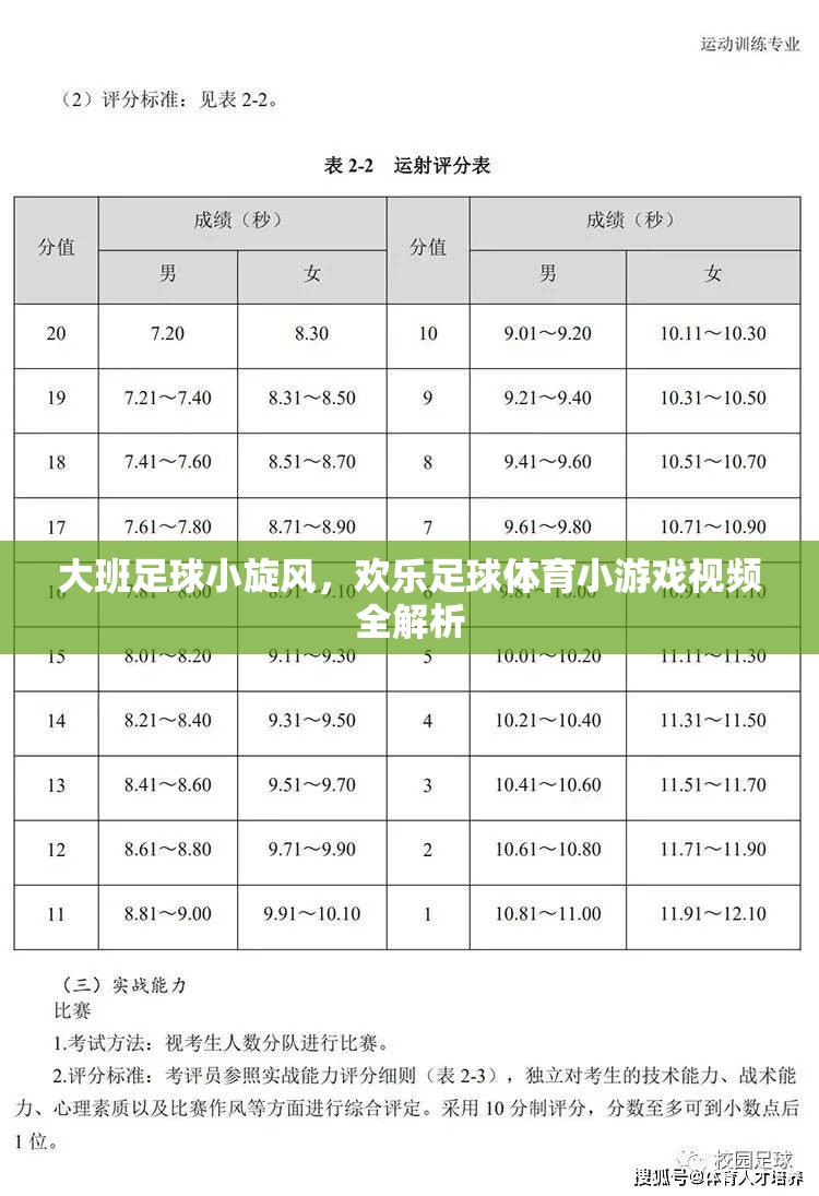 大班足球小旋風，歡樂足球體育小游戲視頻深度解析