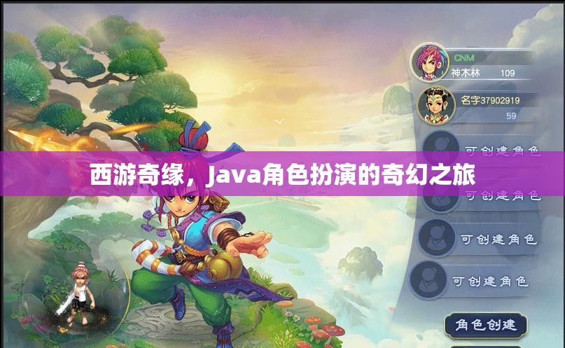 西游奇緣，Java角色扮演的奇幻之旅