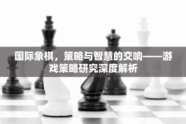 國際象棋，策略與智慧的交響樂——深度解析游戲策略