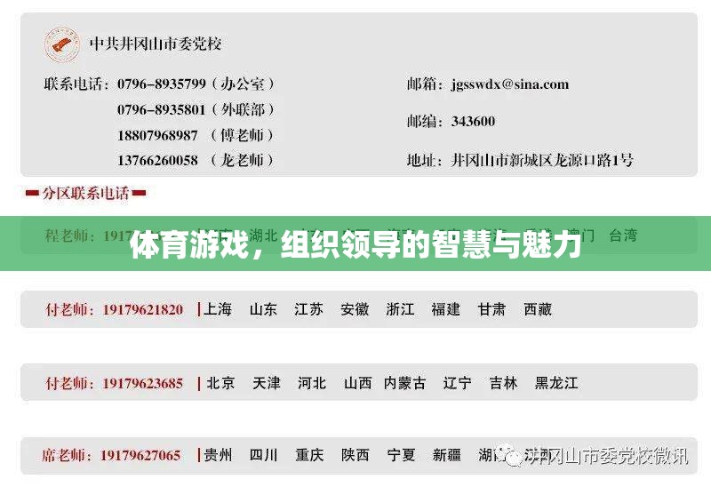 體育游戲中的領(lǐng)導(dǎo)智慧與魅力，激發(fā)團(tuán)隊潛能的秘訣