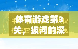 體育游戲第3關(guān)，拔河的深度反思與策略探討