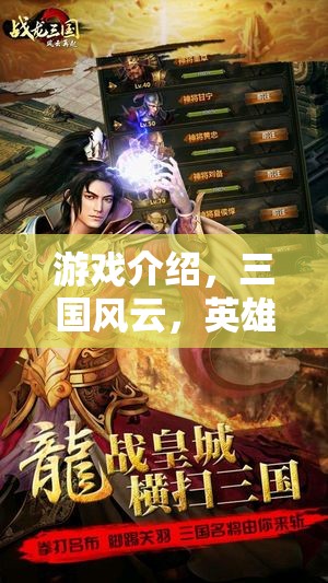 三國風(fēng)云，英雄崛起——重塑歷史篇章的RPG巨作