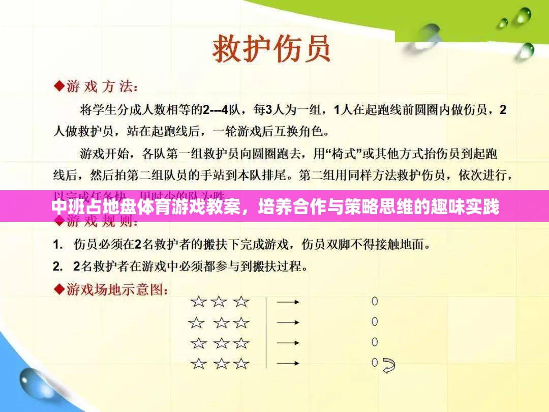 中班占地盤體育游戲，培養(yǎng)合作與策略思維的趣味實踐