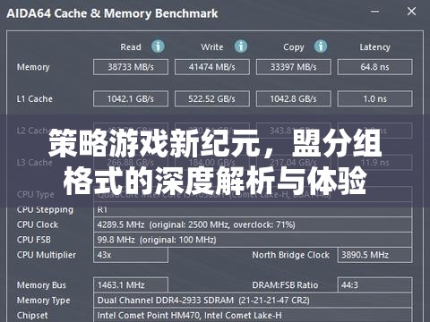 策略游戲新紀(jì)元，盟分組格式的深度解析與體驗(yàn)