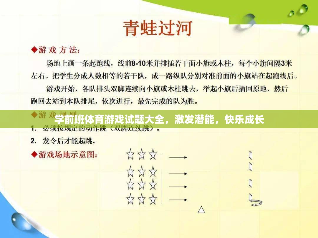 學前班體育游戲試題大全，激發(fā)潛能，快樂成長