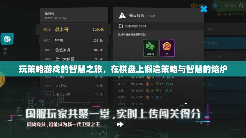 策略游戲，棋盤上的智慧熔爐