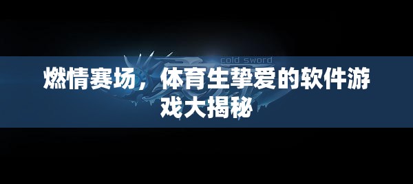 燃情賽場，體育生摯愛的軟件游戲全解析