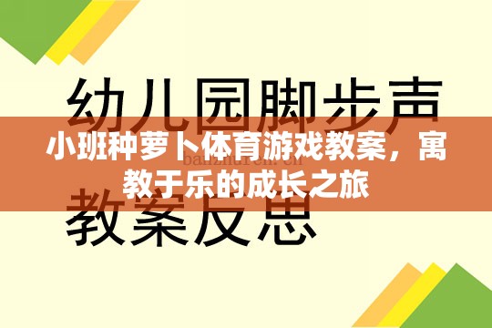 小班種蘿卜體育游戲教案，寓教于樂(lè)的成長(zhǎng)之旅