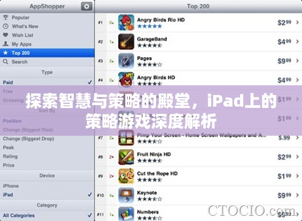 iPad策略游戲，智慧與策略的殿堂深度解析
