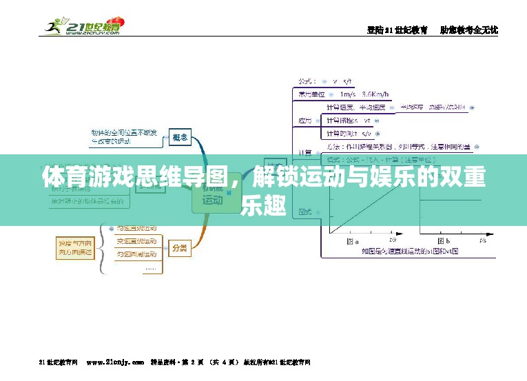 解鎖運動與娛樂的雙重樂趣，體育游戲思維導(dǎo)圖指南