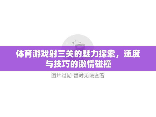 速度與技巧的激情碰撞，探索體育游戲射三關的獨特魅力