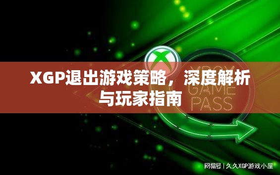 XGP退出游戲策略深度解析，玩家指南與應(yīng)對策略