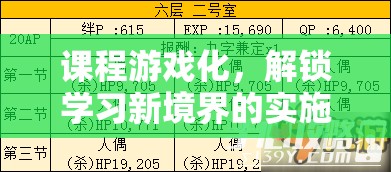 課程游戲化，解鎖學(xué)習(xí)新境界的實踐策略