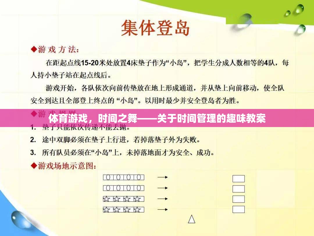 體育游戲，時間之舞——關(guān)于時間管理的趣味教案