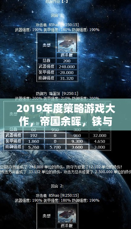 重塑歷史版圖的智慧較量，2019年度策略游戲大作帝國余暉，鐵與血