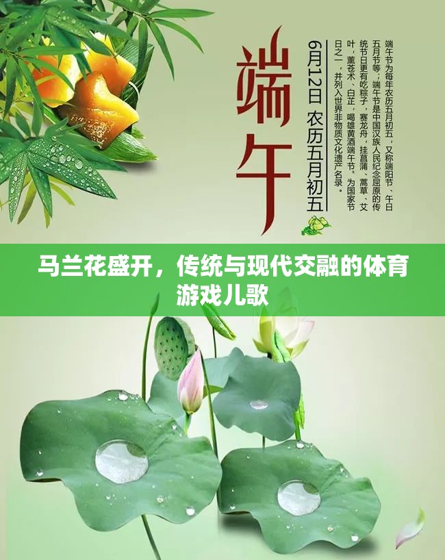 馬蘭花盛開，傳統(tǒng)與現(xiàn)代交融的體育游戲兒歌