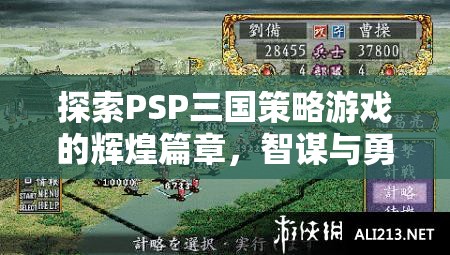 PSP三國策略游戲，智謀與勇氣的輝煌交織