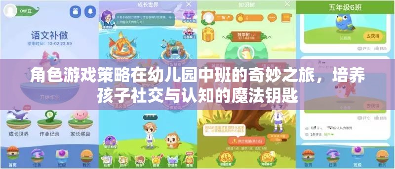 角色游戲策略，幼兒園中班孩子的社交與認知魔法鑰匙