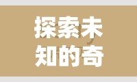 暗影之境，命運(yùn)編織者的奇幻之旅——深度解析單機(jī)角色扮演RPG游戲