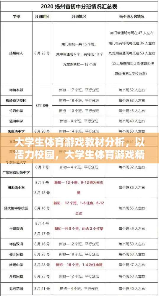 活力校園，大學(xué)生體育游戲精選教材的分析與探討