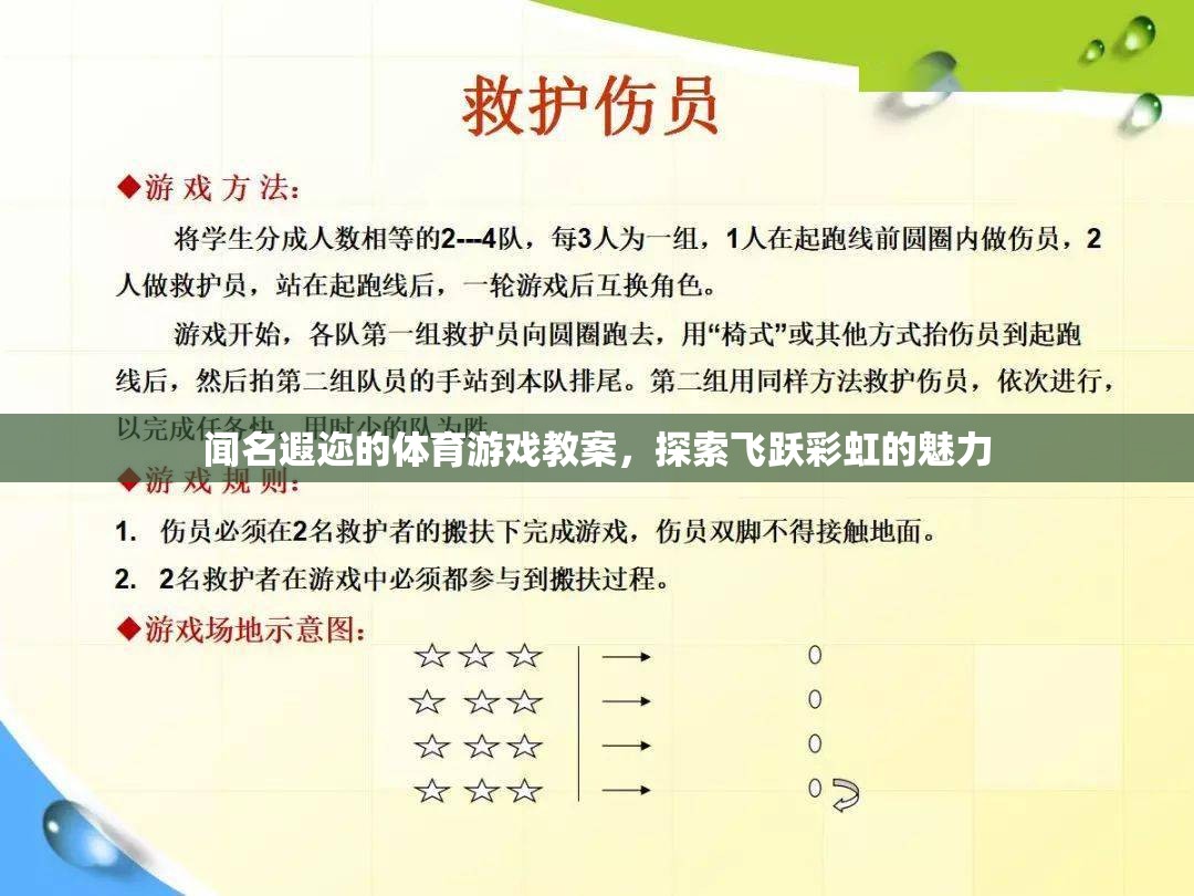 飛躍彩虹，探索聞名遐邇的體育游戲教案魅力