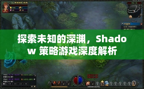 探索未知的深淵，Shadow 策略游戲深度解析