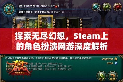 探索無盡幻想，Steam上角色扮演網(wǎng)游的深度解析