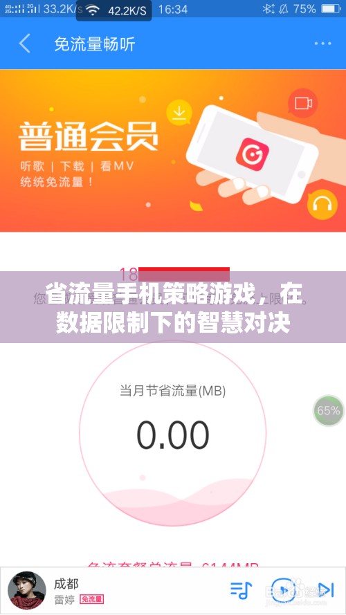 省流量手機(jī)策略游戲，在數(shù)據(jù)限制下的智慧對決