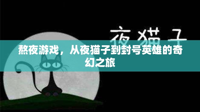 從夜貓子到封號(hào)英雄，熬夜游戲的奇幻之旅