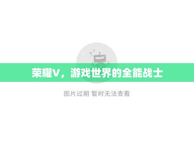 榮耀V，游戲世界的全能戰(zhàn)士