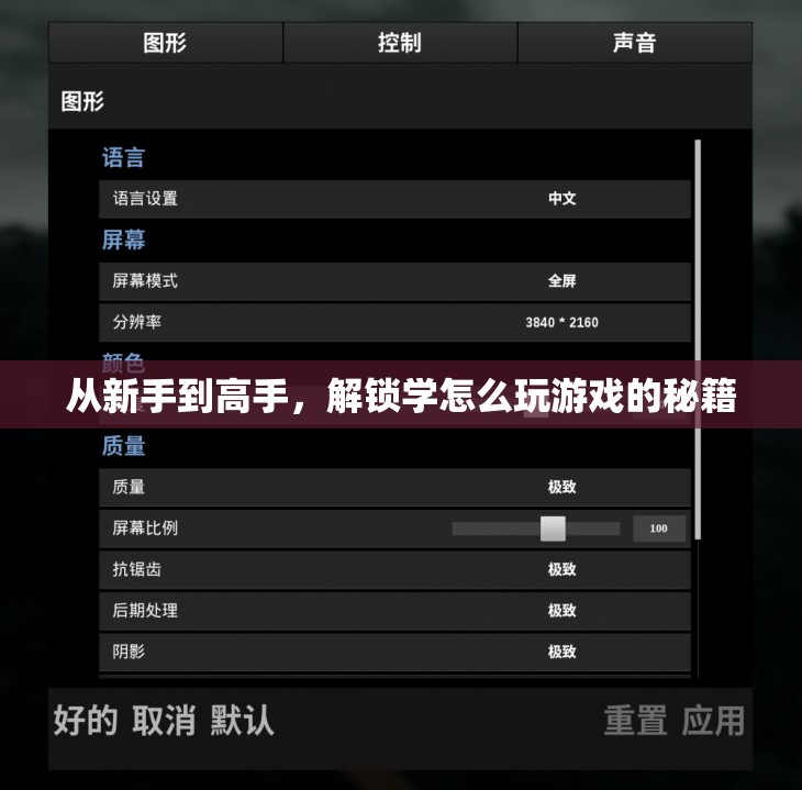 從菜鳥到高手，解鎖游戲?qū)W習(xí)的秘籍