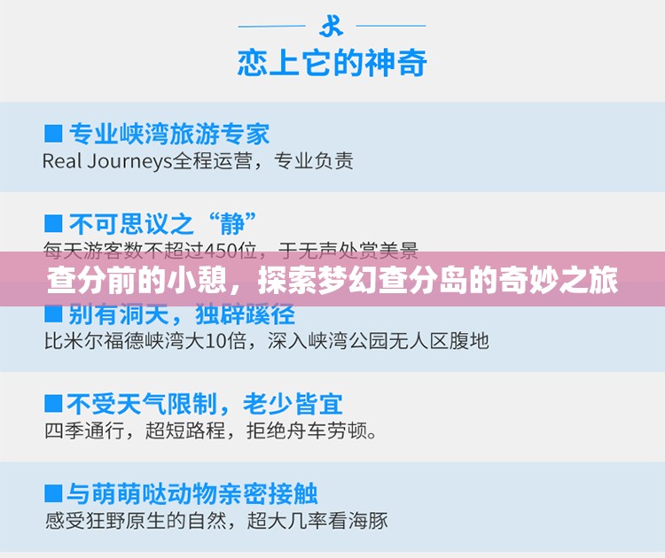 夢(mèng)幻查分島，查分前的奇妙小憩之旅  第3張