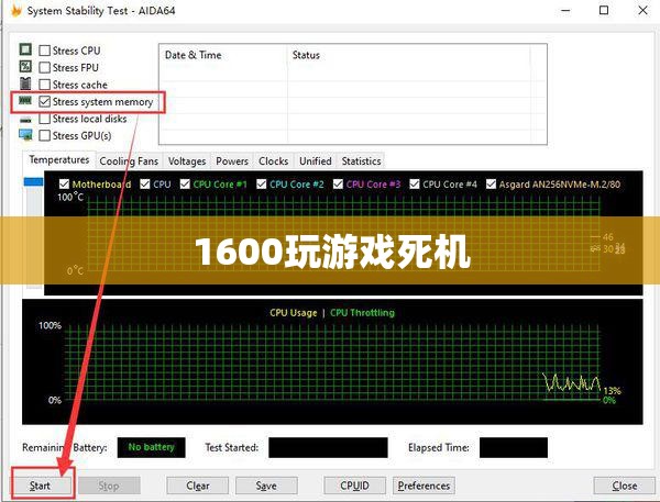 1600玩游戲死機，硬件與軟件沖突的挑戰(zhàn)  第1張