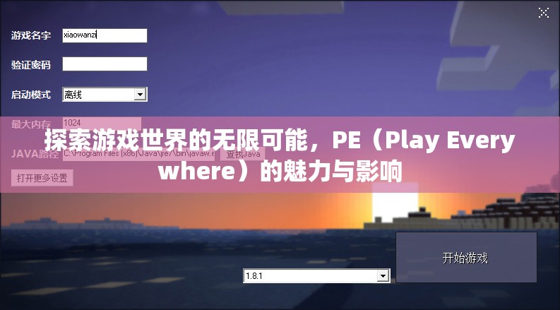 PE（Play Everywhere）的魅力與影響，探索游戲世界的無(wú)限可能  第1張