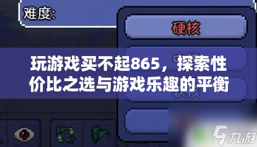 865買(mǎi)不起？探索性價(jià)比之選，平衡游戲樂(lè)趣與預(yù)算