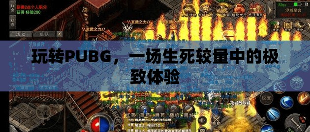 PUBG，生死較量中的極致游戲體驗