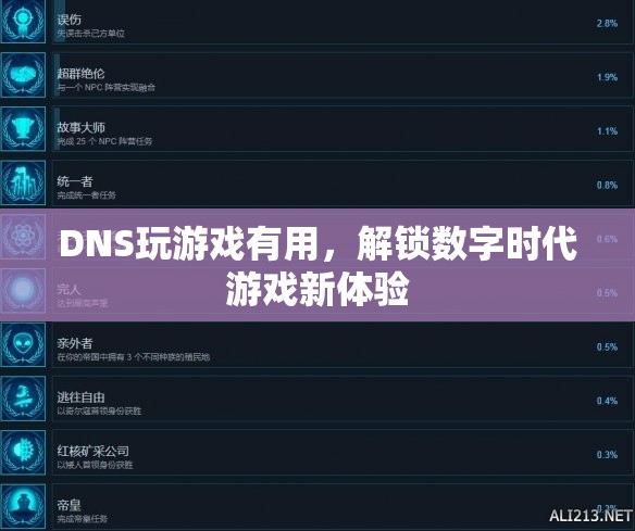 DNS解鎖數(shù)字時(shí)代游戲新體驗(yàn)