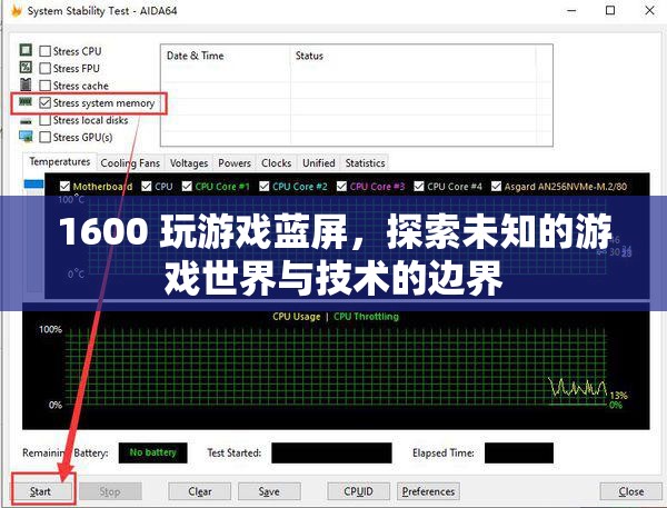 1600玩游戲藍(lán)屏，探索游戲技術(shù)邊界與未知世界  第3張